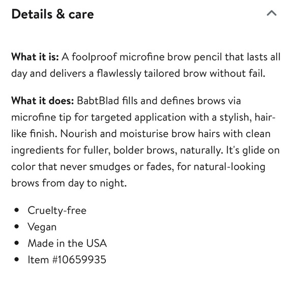 Victoria Beckham baby blade brow pencil in color Taupe - Picture 6 of 6